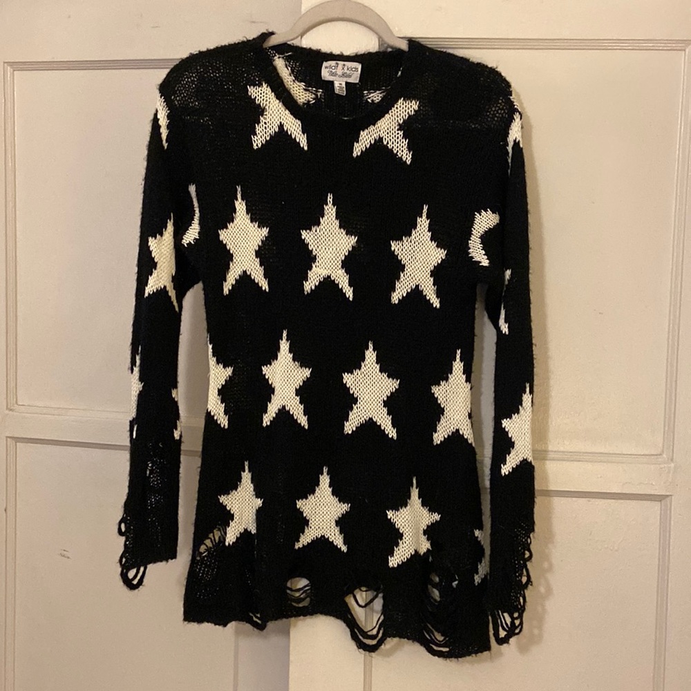 WILDFOX Kids White Label Seeing Stars sweater